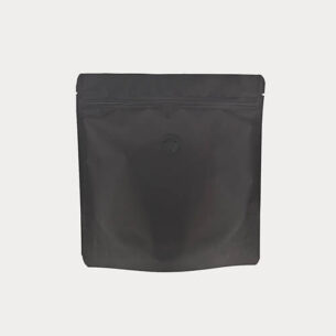 COFFEE POUCH W ZIP LOCK & VALVE | SQUARE SHAPE BLACK (SUPZ-CFVMPEM_BLACK)