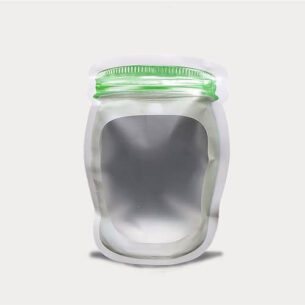 JAR POUCH W ZIP LOCK | MATTE PLAIN (SUPZ-JARPL)