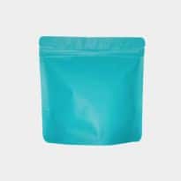 STAND UP POUCH W ZIP LOCK | SQUARE SHAPE TEAL (SUPZ-VMPEM_TEAL)
