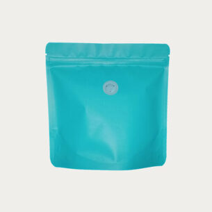 COFFEE POUCH W ZIP LOCK & VALVE | SQUARE SHAPE TEAL (SUPZ-CFVMPEM_TEAL)