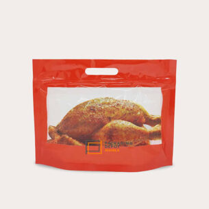 ROAST CHICKEN BAG W ZIP LOCK | RED WINDOW (SUPZ-CKBAG_RBWG)