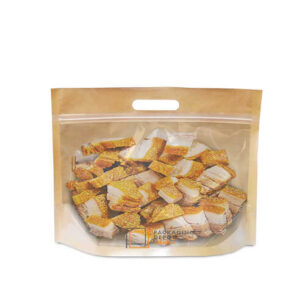 ROAST CHICKEN BAG W ZIP LOCK | CLEAR KRAFT (SUPZ-CKBAG_1T1K)