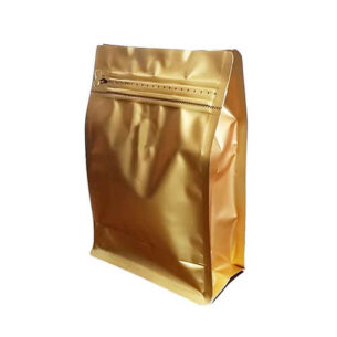 GUSSET BAG W PULL TAB LOCK | MATTE GOLD (SSGZ-VMPEPT_GOLD)