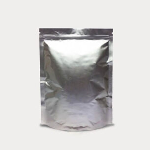 STAND UP POUCH W ZIP LOCK | ALUMINUM (SUPZ-ALU)