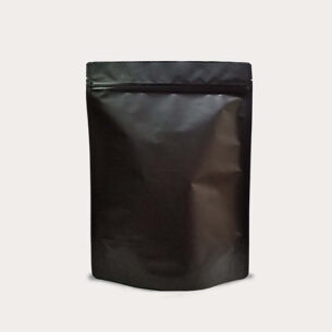 STAND UP POUCH W ZIP LOCK | MATTE BLACK (SUPZ-VMPEM_BLACK)