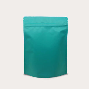 STAND UP POUCH W ZIP LOCK | MATTE TEAL (SUPZ-VMPEM_TEAL)