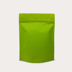 STAND UP POUCH W ZIP LOCK | MATTE GREEN (SUPZ-VMPEM_GREEN)