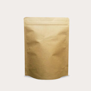STAND UP POUCH W ZIP LOCK | KRAFT (SUPZ-YKF)