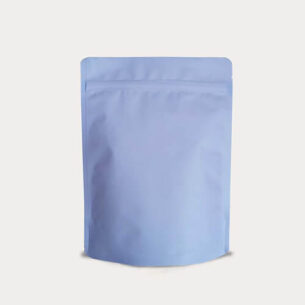 STAND UP POUCH W ZIP LOCK | ALUMINUM MATTE LAVENDER (SUPZ-ALUM_LAVANDER)