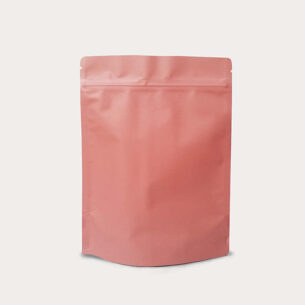 STAND UP POUCH W ZIP LOCK | MATTE PINK (SUPZ-VMPEM_PINK)