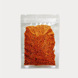 FLAT POUCH W ZIP LOCK | CLEAR GLOSSY (3SSZ-PCPPG)