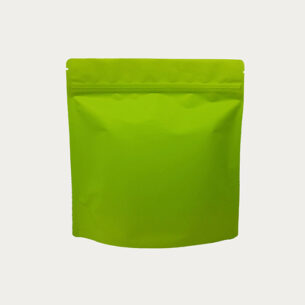 STAND UP POUCH W ZIP LOCK | SQUARE SHAPE GREEN (SUPZ-VMPEM_GREEN)