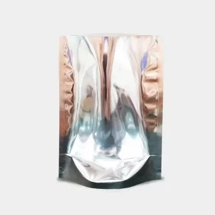 STAND UP POUCH ONLY | CLEAR + SILVER (SUP-1T1S)