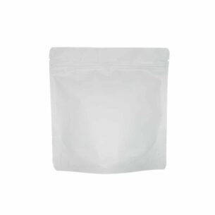 STAND UP POUCH W ZIP LOCK | SQUARE SHAPE WHITE (SUPZ-VMPEM_WHITE)